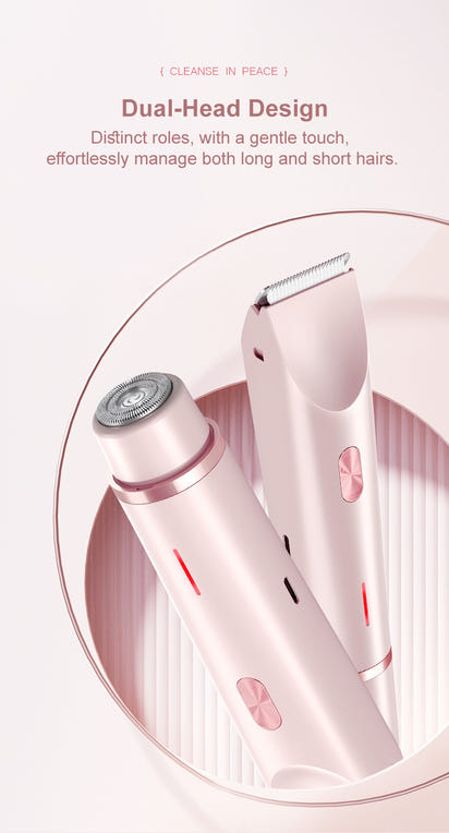 Skin8Co. - Double-Head Trimmer (Versatile Hair Removal)(Rechargable)